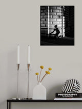 Cycling Shadow II Poster och Canvastavla