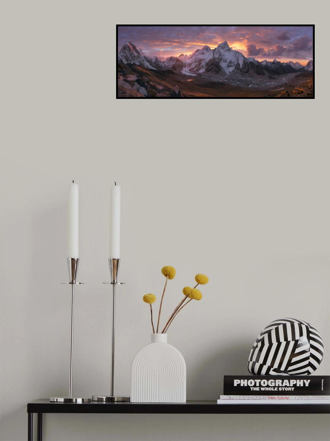 Khumbu valley Poster och Canvastavla