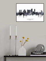 Ulaanbaatar Mongolia Skyline Poster och Canvastavla