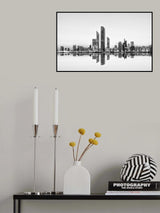 Abu Dhabi Urban Reflection Poster och Canvastavla