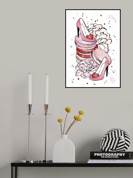 Peony Heels Poster och Canvastavla