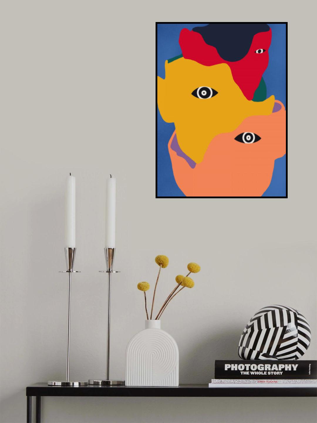 Layers of Personality Poster och Canvastavla