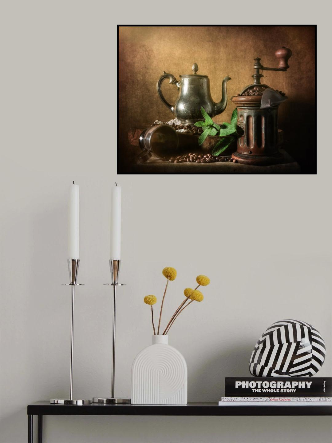 Mint and coffee Poster och Canvastavla