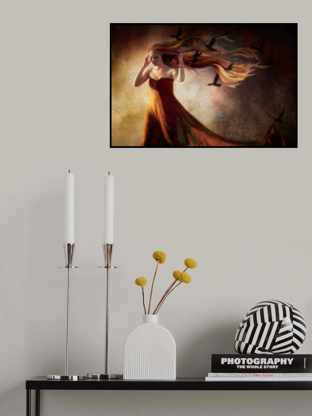 I've been living in the shadows of despair... Poster och Canvastavla