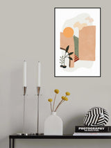 Tropical Villa Color and Shapes 14 Poster och Canvastavla