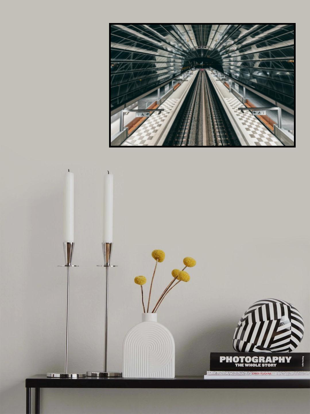 Hamburg Hafencity Poster och Canvastavla