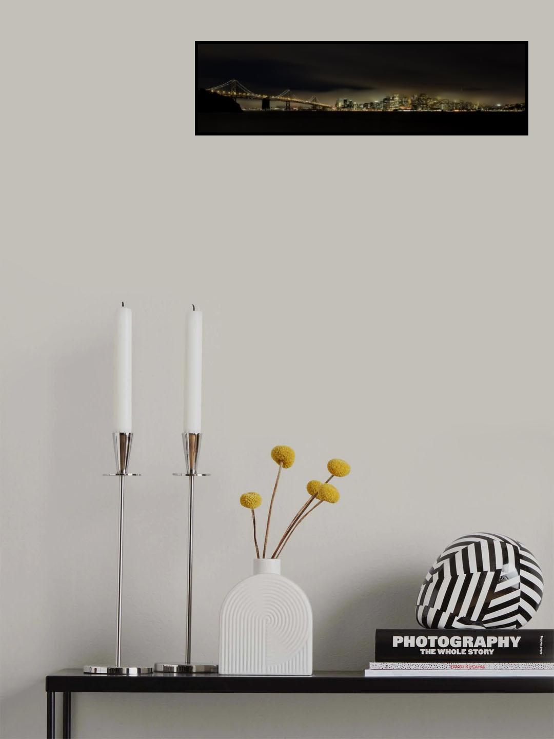 Bay Bridge San Francisco Poster och Canvastavla