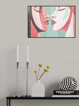 Abstract Intimacy Poster och Canvastavla