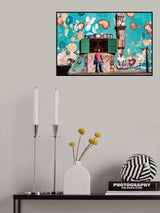 Getting something to drink Poster och Canvastavla