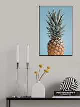 Pineapple Blue 02 Poster och Canvastavla