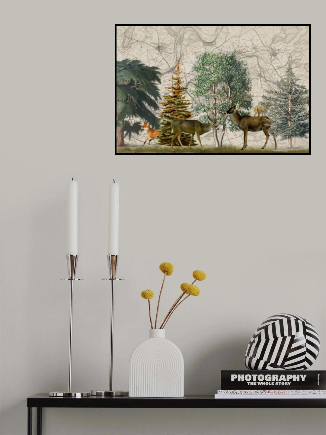 Nordic Woods No1 Poster och Canvastavla