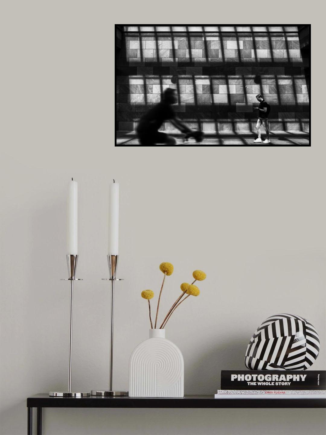 The boundary between light and shadow is you Poster och Canvastavla