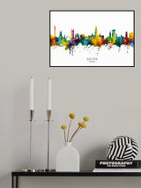 Bolton England Skyline Poster och Canvastavla