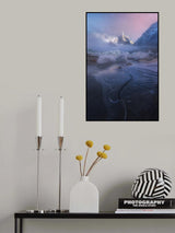 Cerro Torre in Mist Poster och Canvastavla