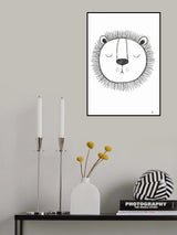 Lion Poster och Canvastavla