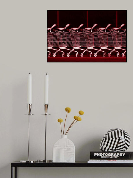 Rhythm in red Poster och Canvastavla
