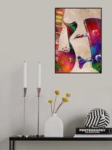 Guitar music art 14 Poster och Canvastavla