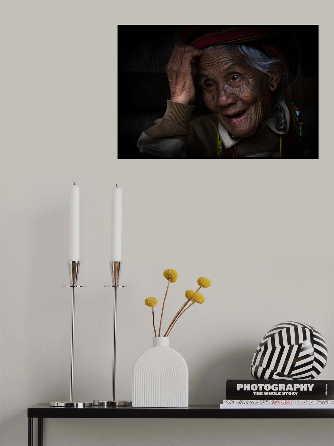 Chin woman Poster och Canvastavla