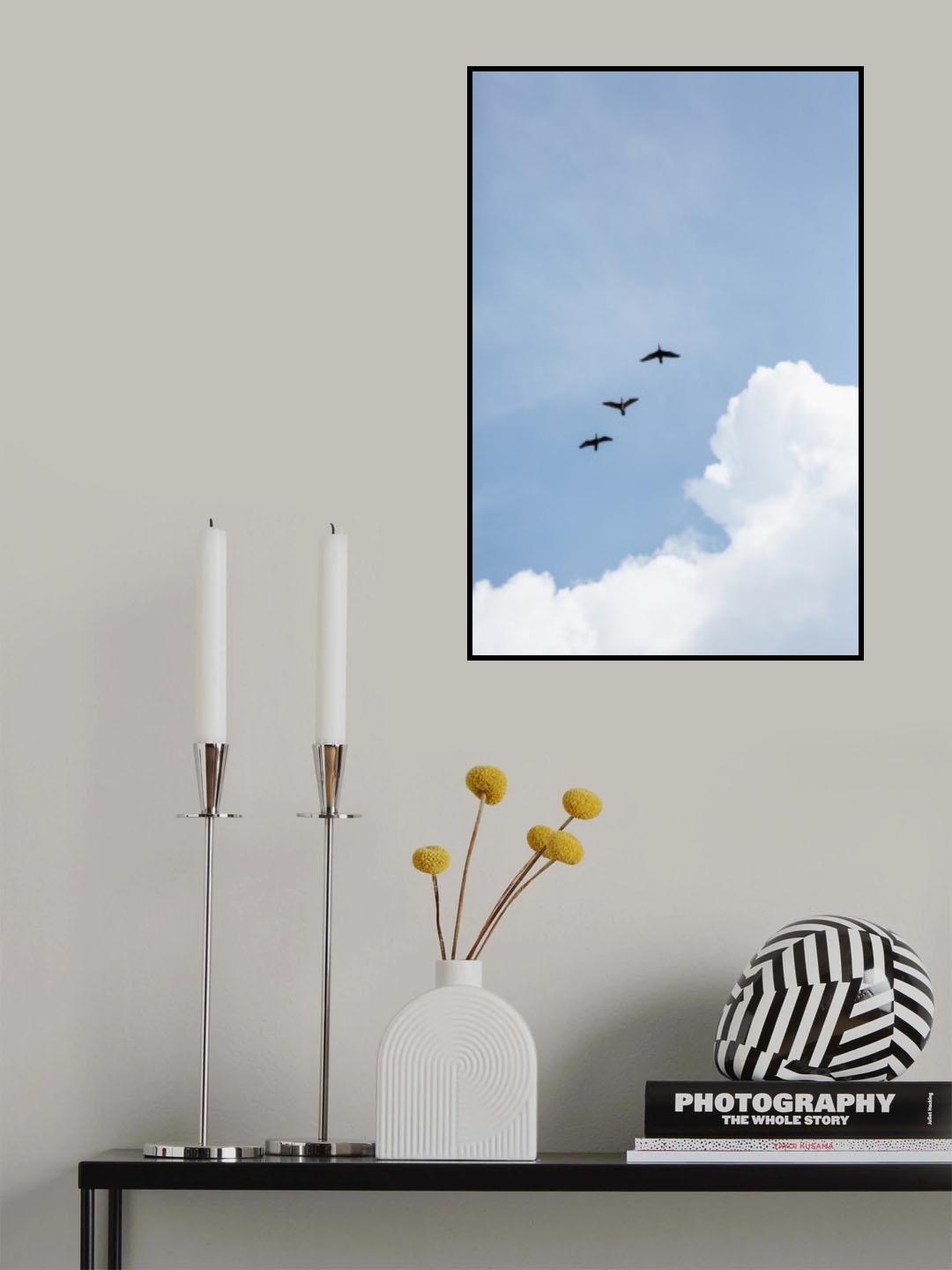 Flying Home Poster och Canvastavla