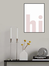 Hi Poster och Canvastavla