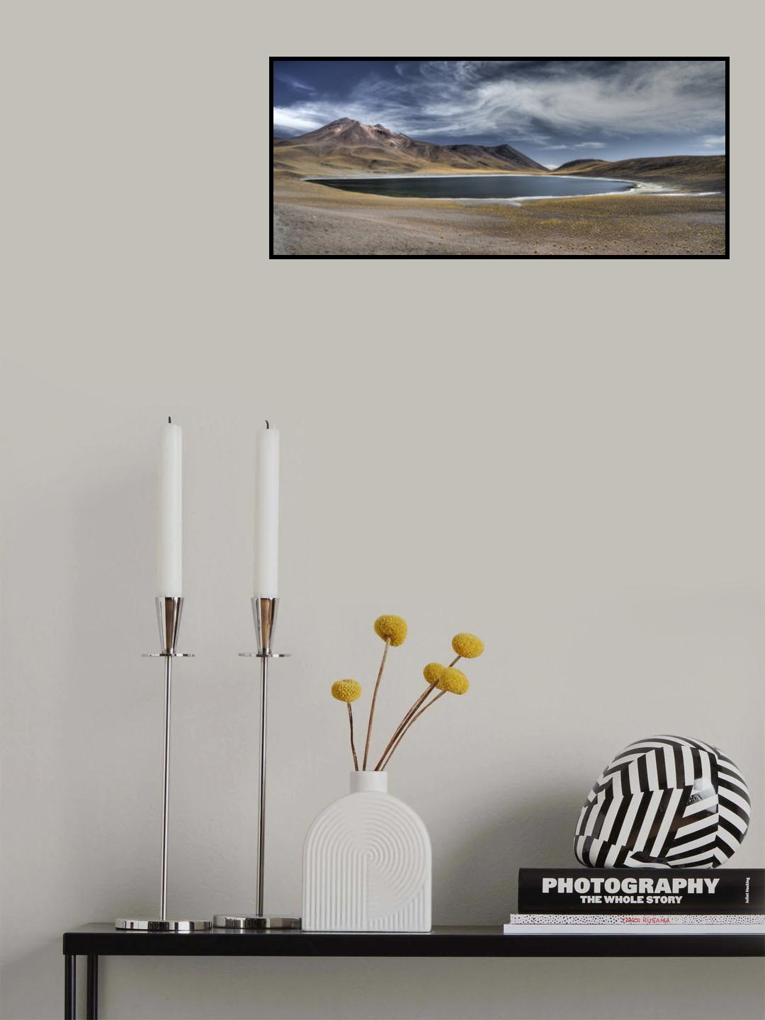 Laguna Miscanti et Miniques Poster och Canvastavla