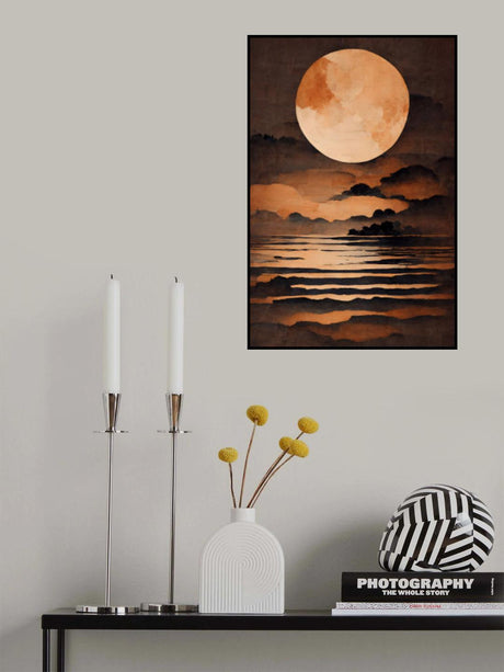Full Moon Poster och Canvastavla