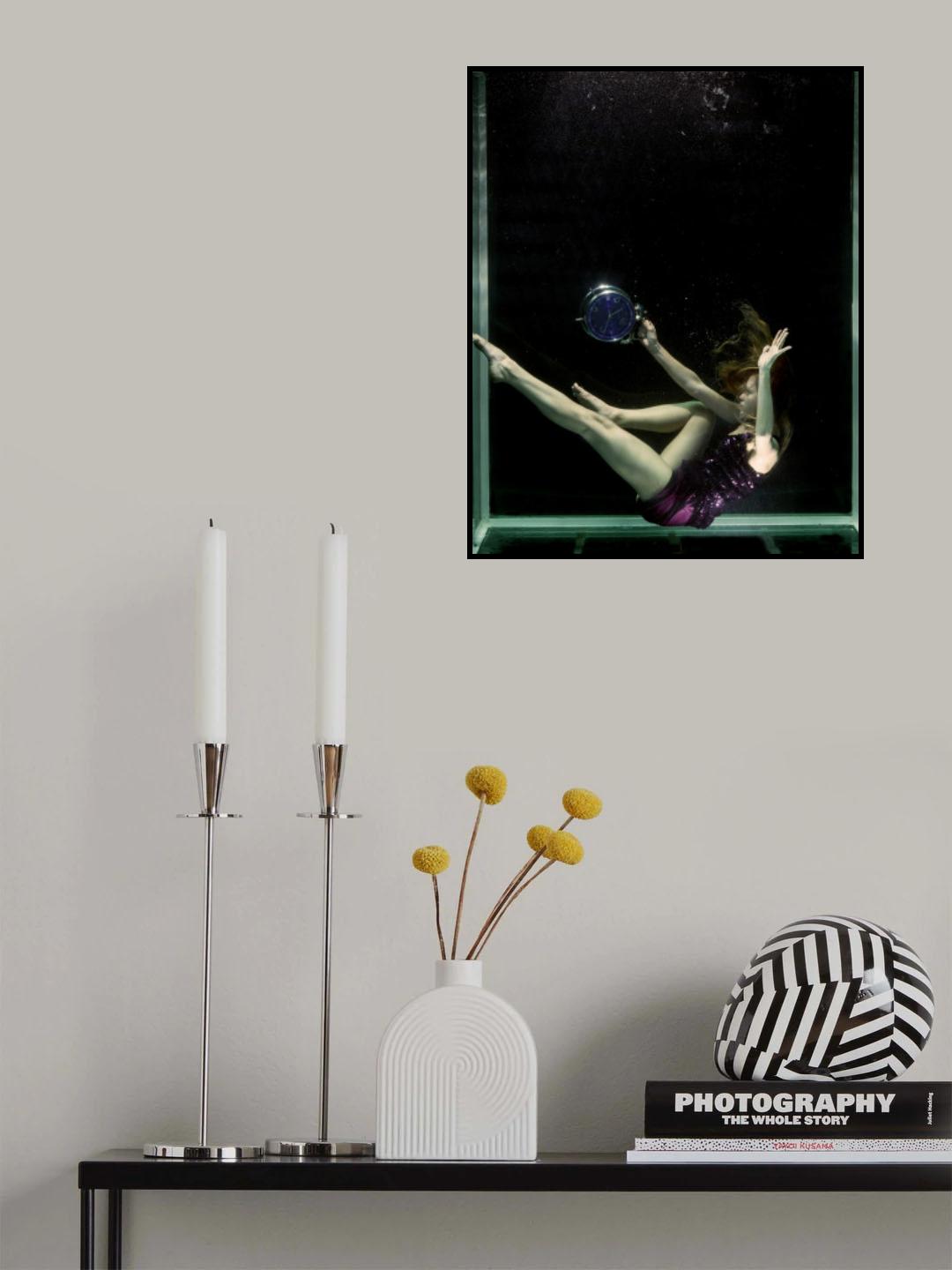 underwater artistic portrait shooting Poster och Canvastavla