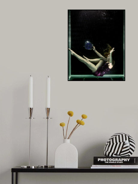 underwater artistic portrait shooting Poster och Canvastavla