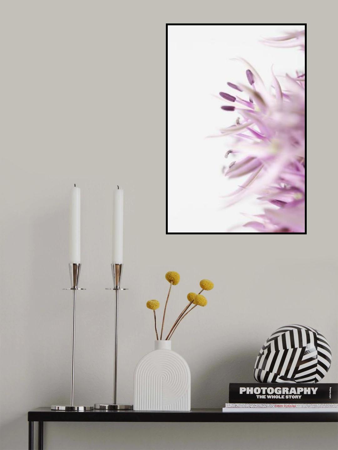 FLOWER PURPLE Poster och Canvastavla