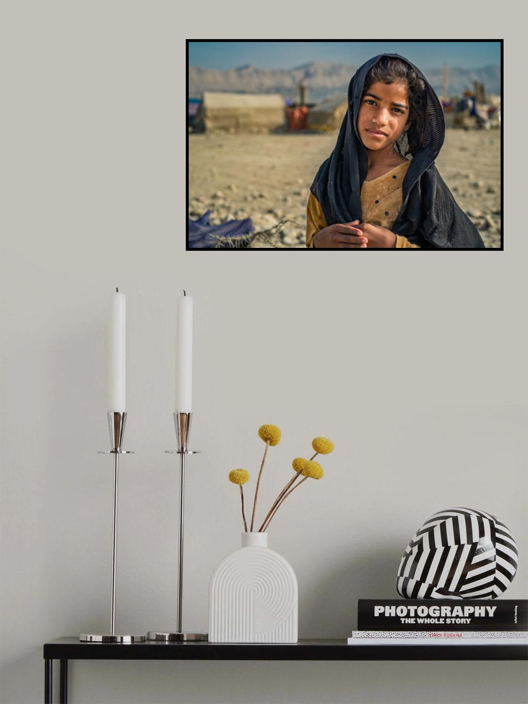 Balochi girl ll Poster och Canvastavla