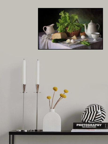 Still life with lettuce Poster och Canvastavla