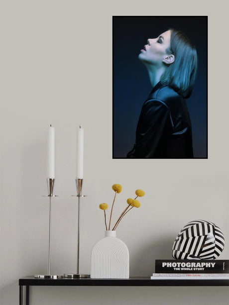 Blue Sheen Poster och Canvastavla