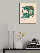 Rickshaw  Tuk Tuk  Erum Khalili.png Poster och Canvastavla