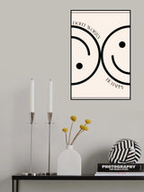 Don't Worry, Be Happy Print Poster och Canvastavla