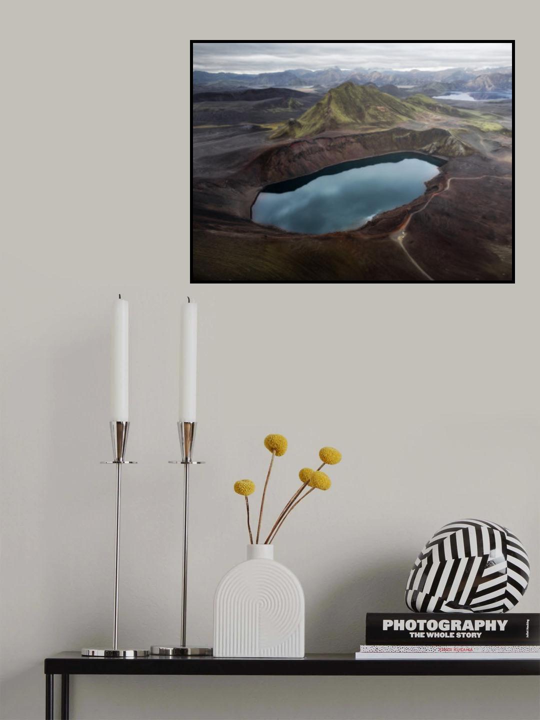 Blue lake Poster och Canvastavla