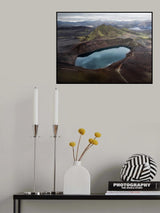 Blue lake Poster och Canvastavla