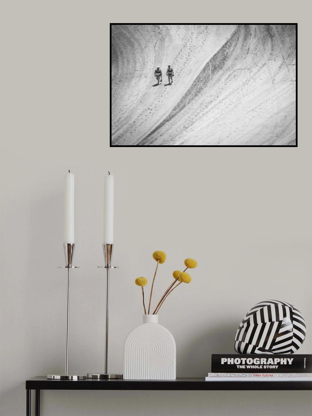 Footprints Poster och Canvastavla