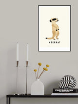Meerkat Poster och Canvastavla