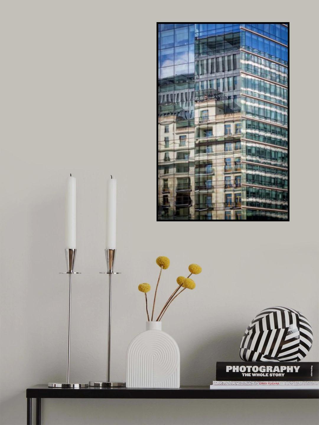 Reflected  facade Poster och Canvastavla