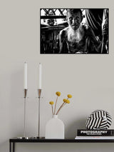 Rohingya refugee elderly man - Bangladesh Poster och Canvastavla