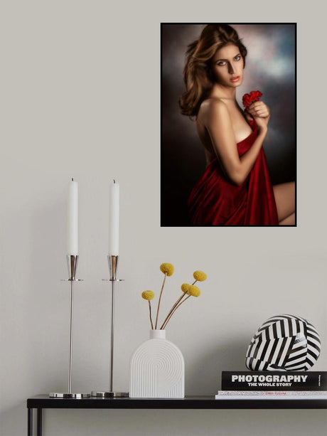 The red carnation Poster och Canvastavla