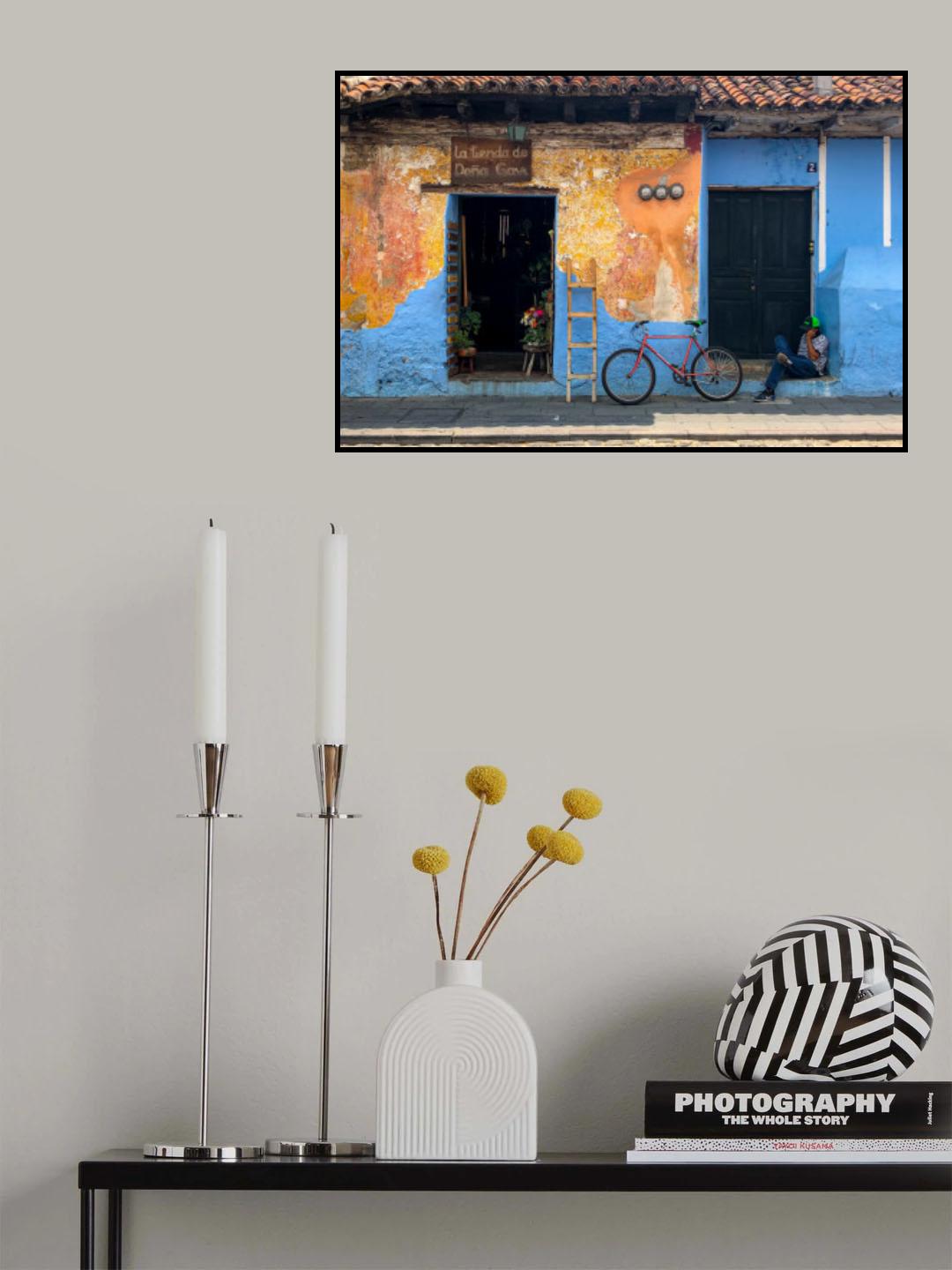 Street of Antigua Guatemala Poster och Canvastavla