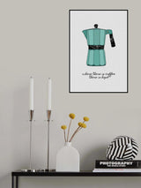 Where There Is Coffee Poster och Canvastavla