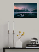 Sunrise Lake Louise Poster och Canvastavla