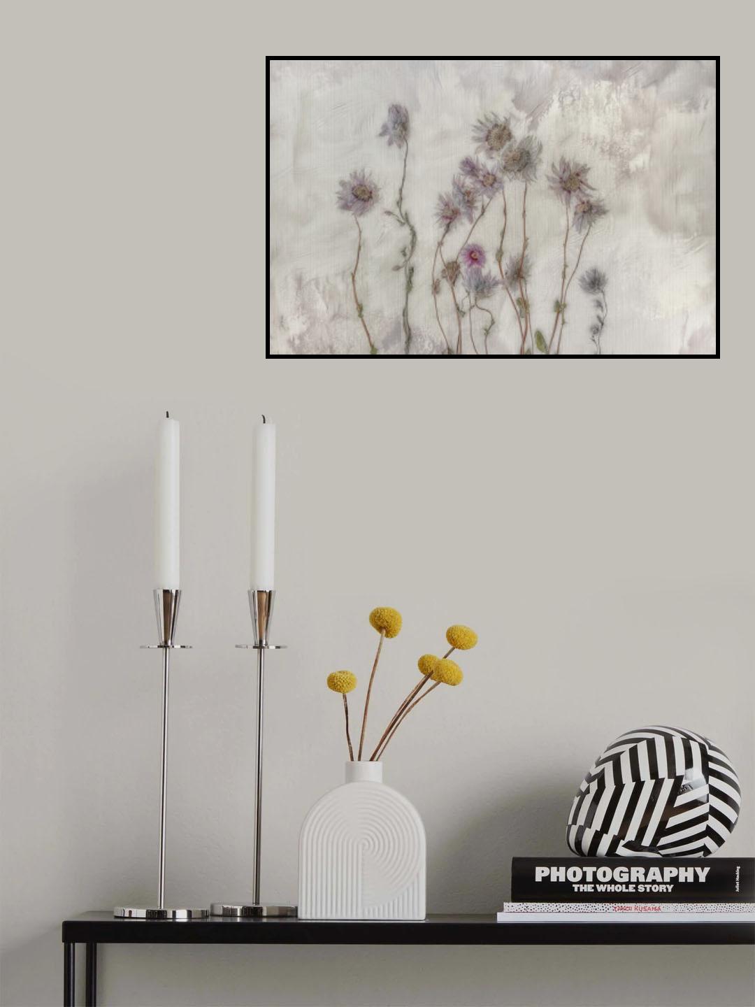 Dried flowers Poster och Canvastavla