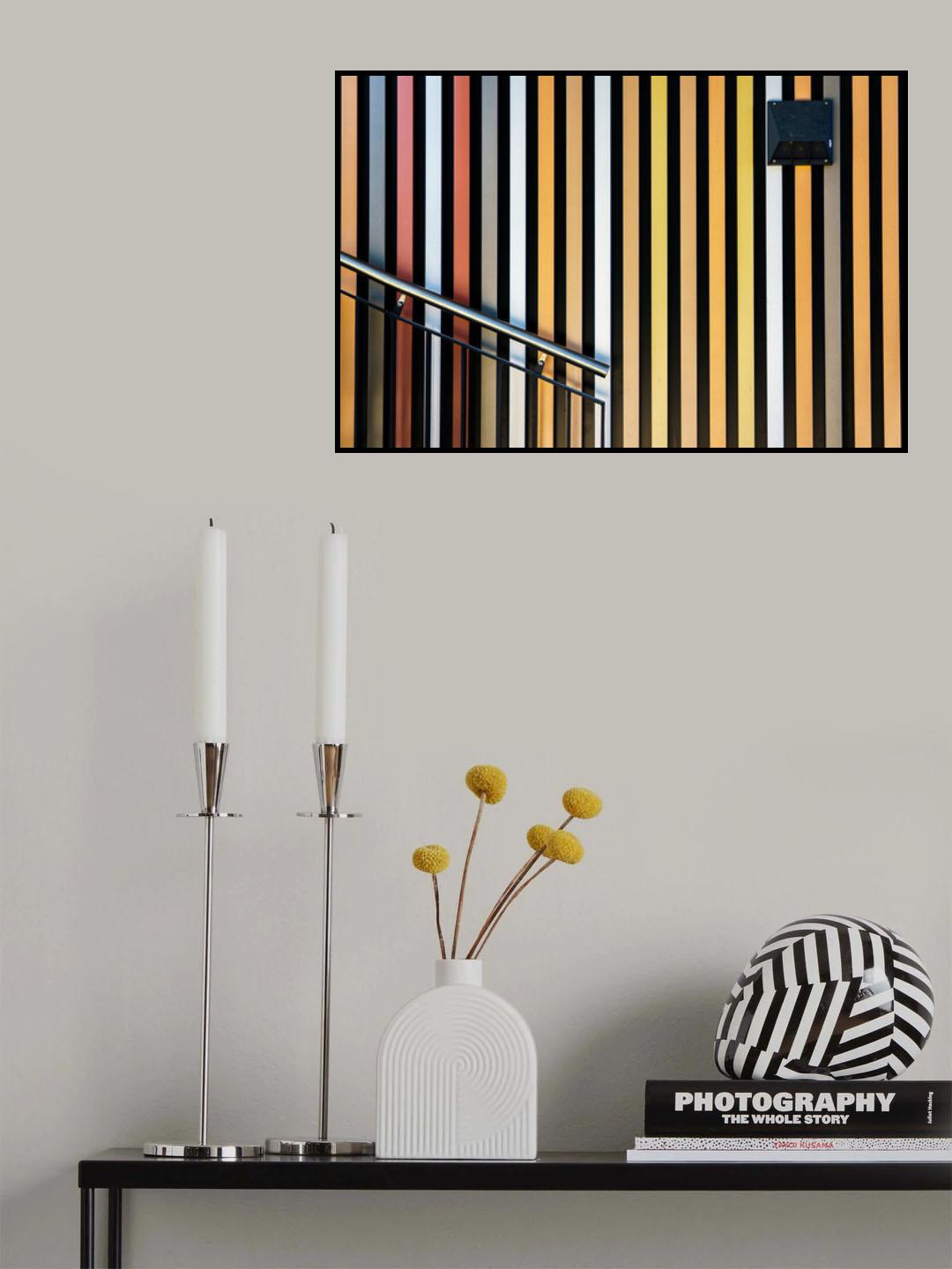colors with railing Poster och Canvastavla