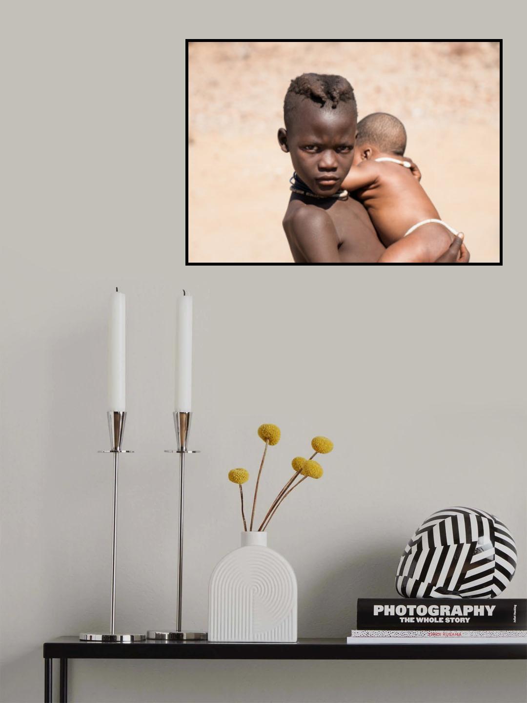A Himba Girl Poster och Canvastavla