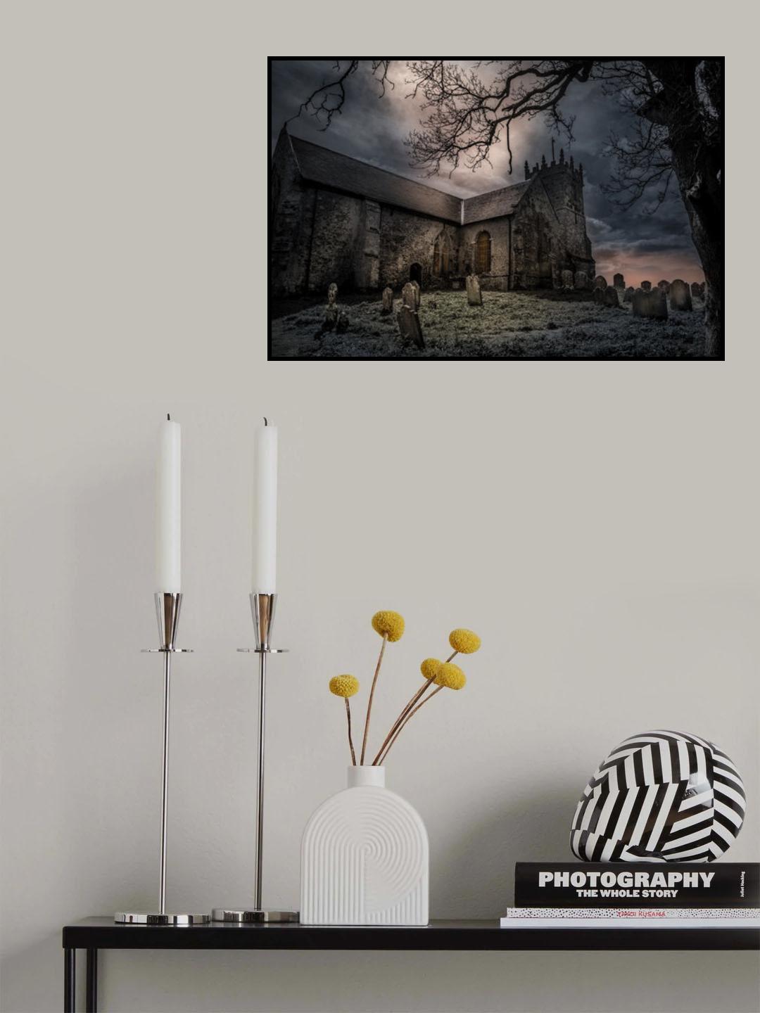 Scary night Poster och Canvastavla