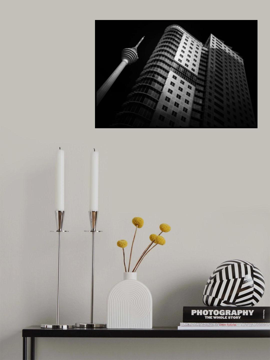 Menara Amplewest &amp; KL Tower Poster och Canvastavla