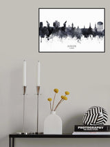 Auburn Alabama Skyline Poster och Canvastavla